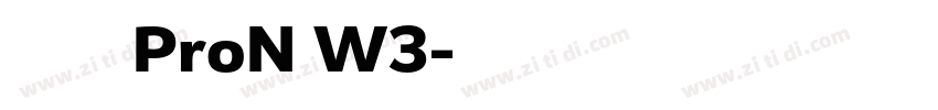 ヒラギノ明朝 ProN W3字体转换
